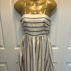 Striped Spaghetti Strap Dress